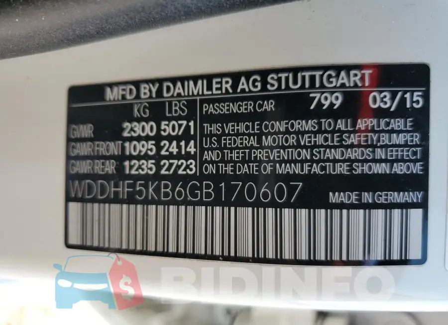 WDDHF5KB6GB170607 Photo# 13