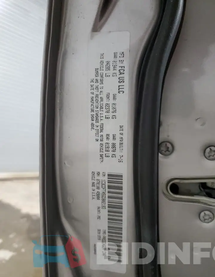 1C3CDFFA5GD802183 Photo# 13