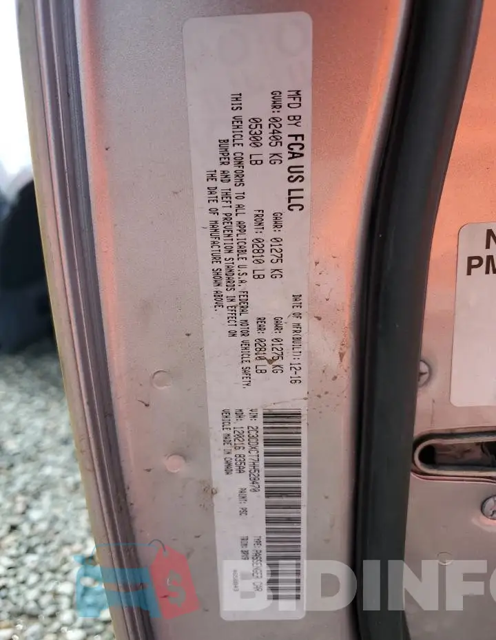 2C3CDXCT7HH528470 Photo# 13