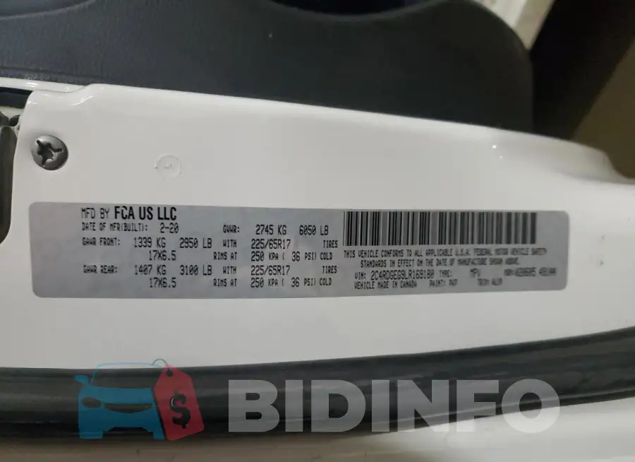 2C4RDGEG9LR169180 Photo# 14
