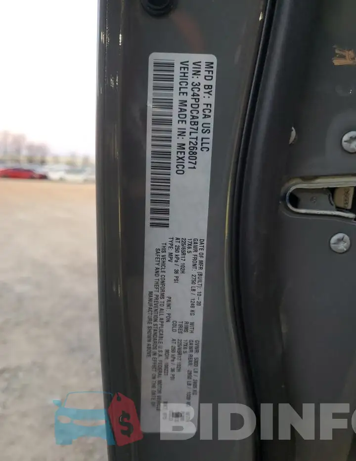3C4PDCAB7LT268071 Photo# 14