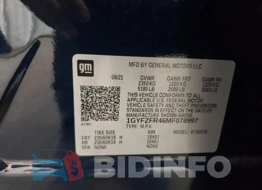 1GYFZFR46MF078997 Photo# 13