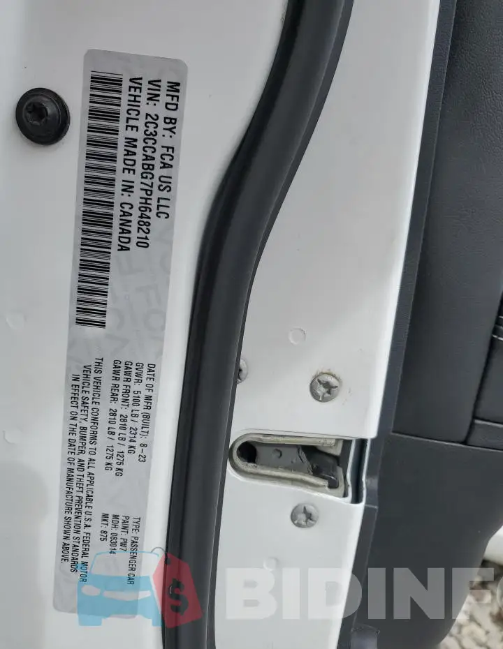 2C3CCABG7PH648210 Photo# 13