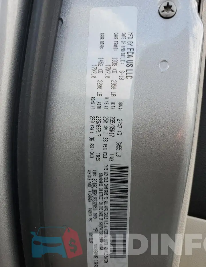 2C4RC1BG4JR332853 Photo# 14
