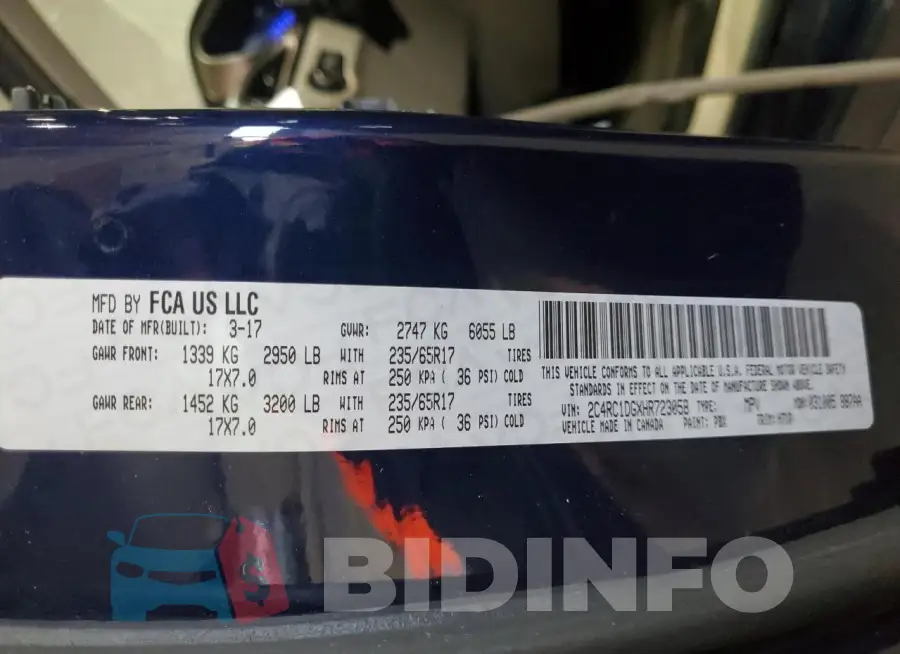 2C4RC1DGXHR723058 Photo# 14