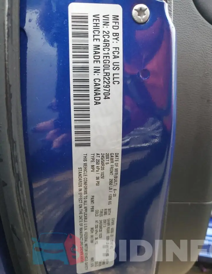 2C4RC1EG0LR229704 Photo# 13