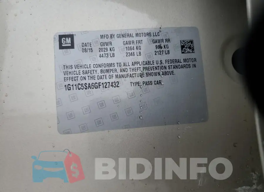 1G11C5SA6GF127432 Photo# 12