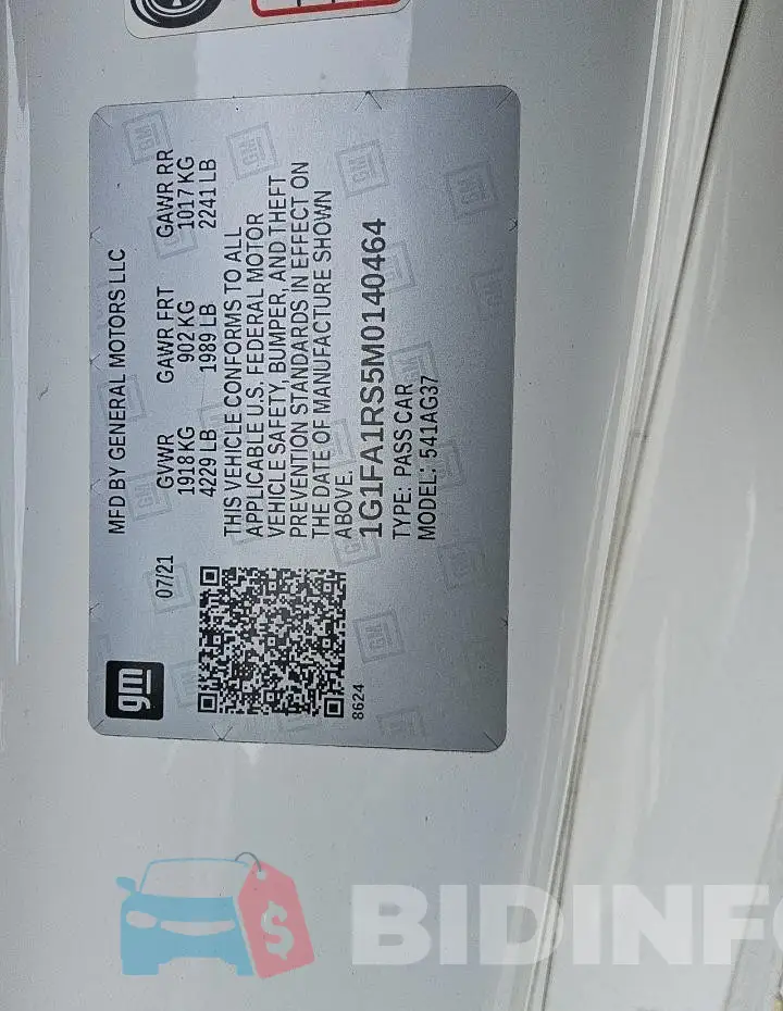 1G1FA1RS5M0140464 Photo# 12