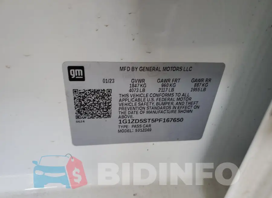 1G1ZD5ST5PF167650 Photo# 13