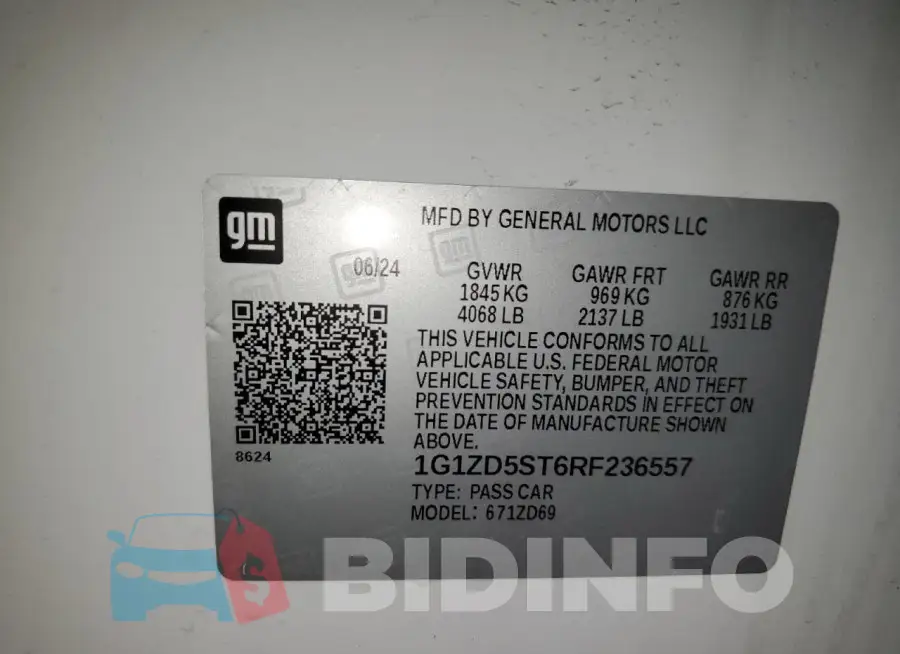 1G1ZD5ST6RF236557 Photo# 12