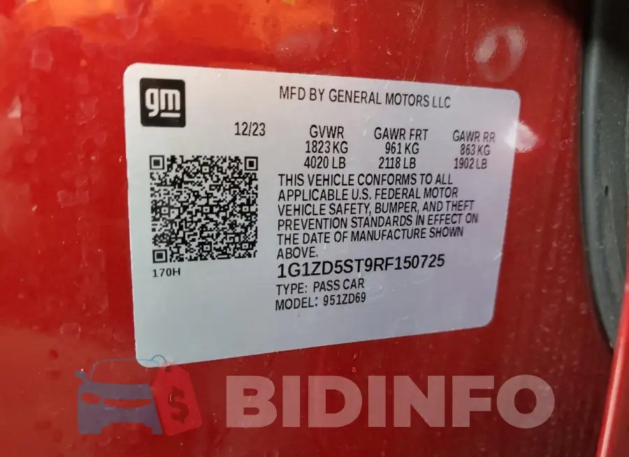 1G1ZD5ST9RF150725 Photo# 13