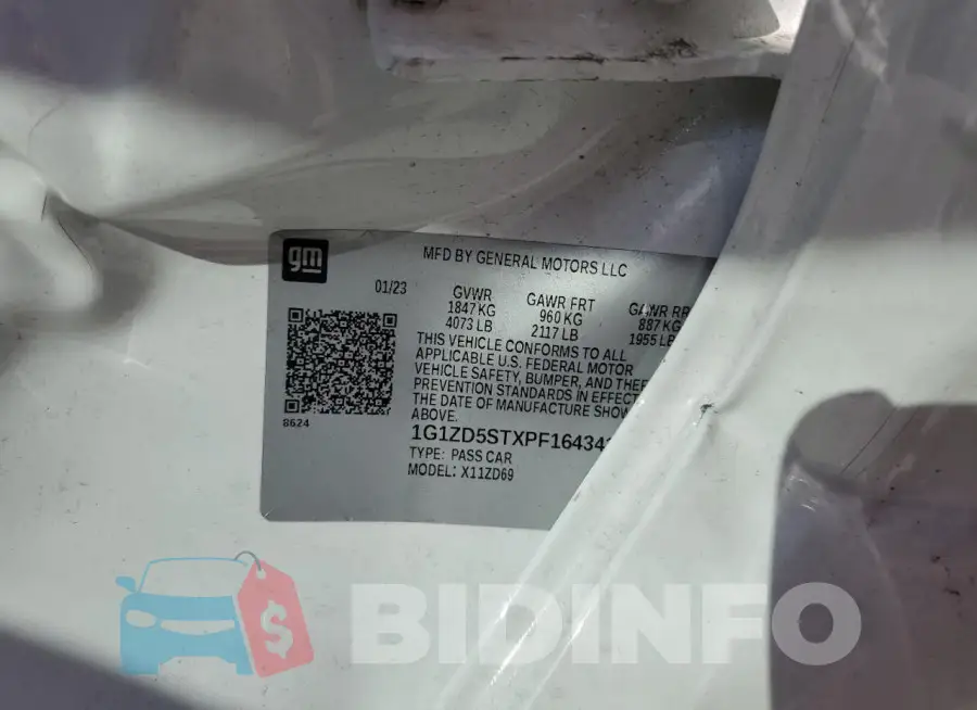 1G1ZD5STXPF164341 Photo# 13