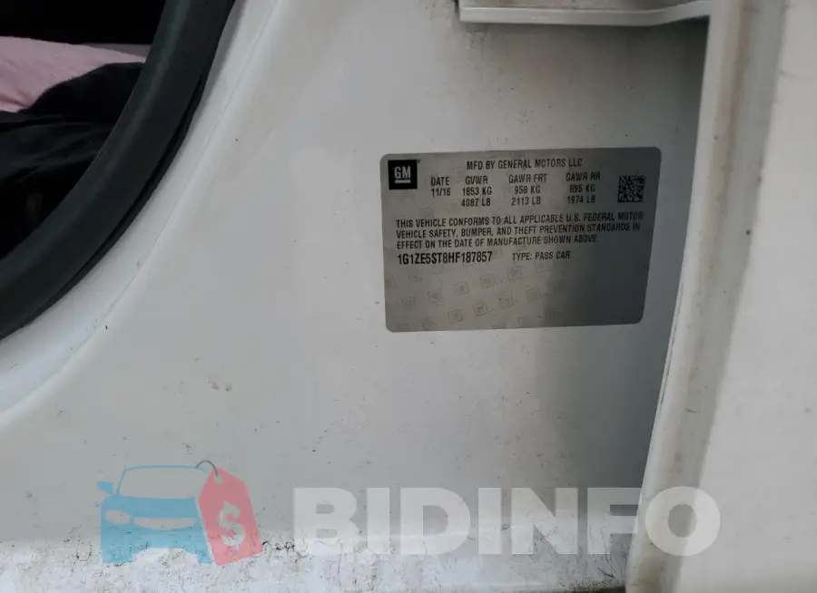 1G1ZE5ST8HF187857 Photo# 12