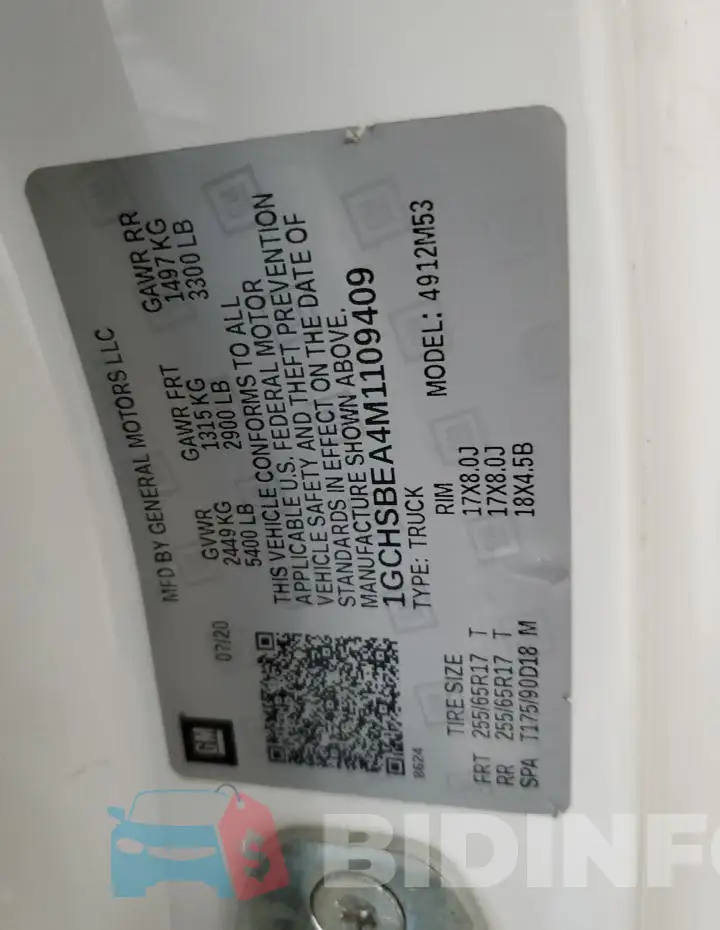 1GCHSBEA4M1109409 Photo# 13