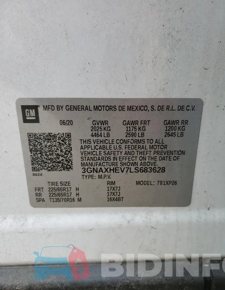 3GNAXHEV7LS683628 Photo# 13