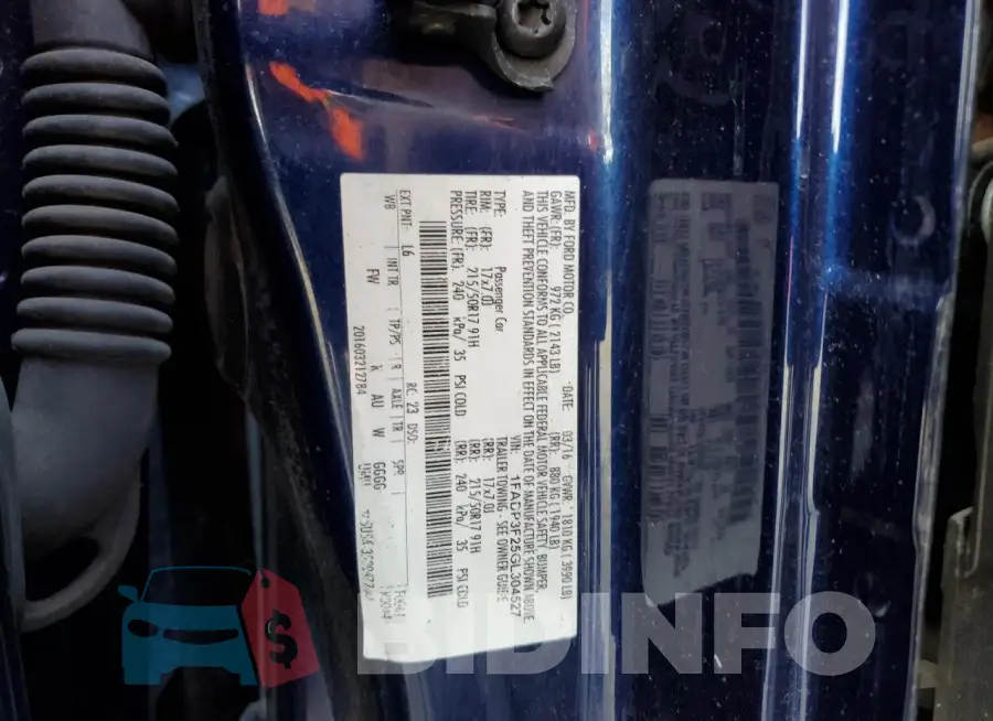 1FADP3F25GL304527 Photo# 12