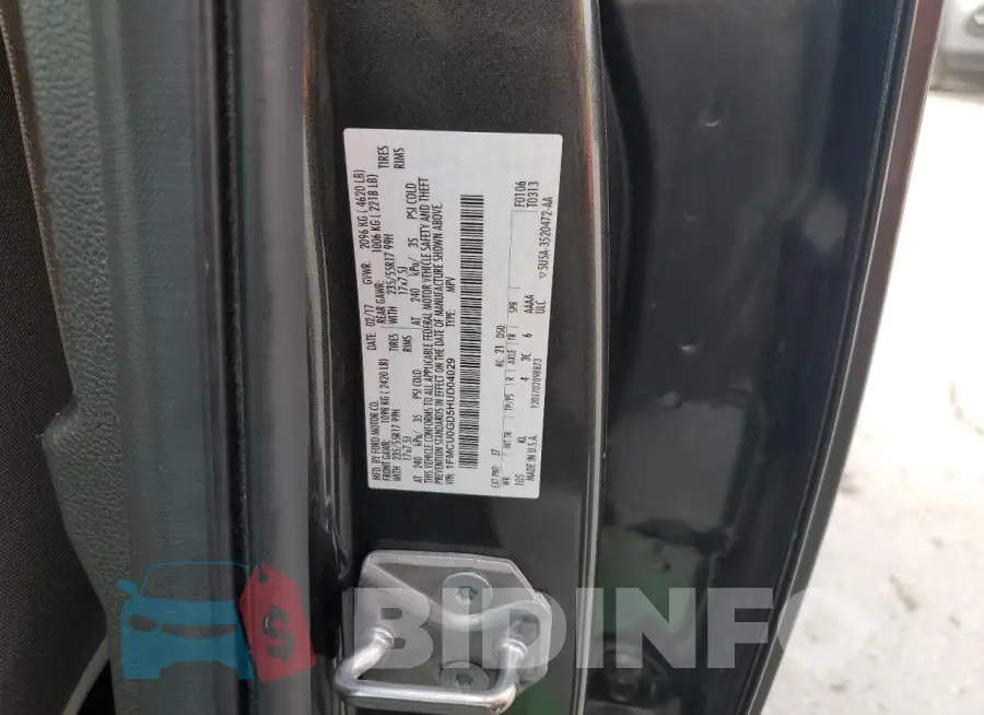 1FMCU0GD5HUD04029 Photo# 13