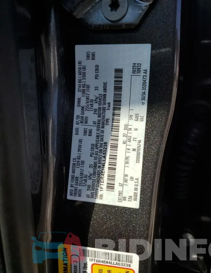 1FTER4EH4LLA53238 Photo# 12