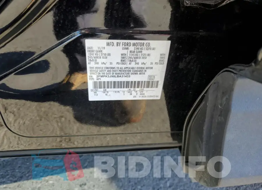 2FMPK3J90LBA31433 Photo# 13