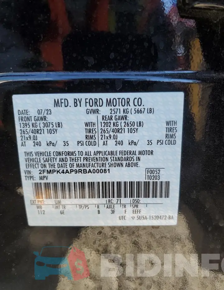 2FMPK4AP9RBA00081 Photo# 13