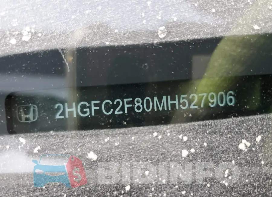 2HGFC2F80MH527906 Photo# 12