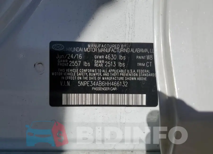 5NPE34AB6HH466132 Photo# 12