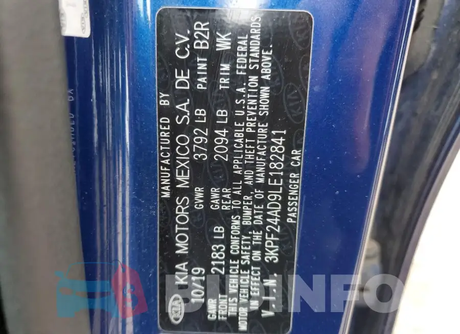 3KPF24AD9LE182841 Photo# 12