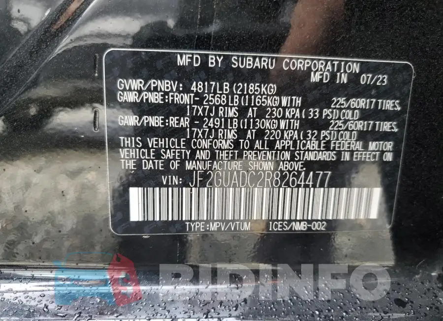 JF2GUADC2R8264477 Photo# 13