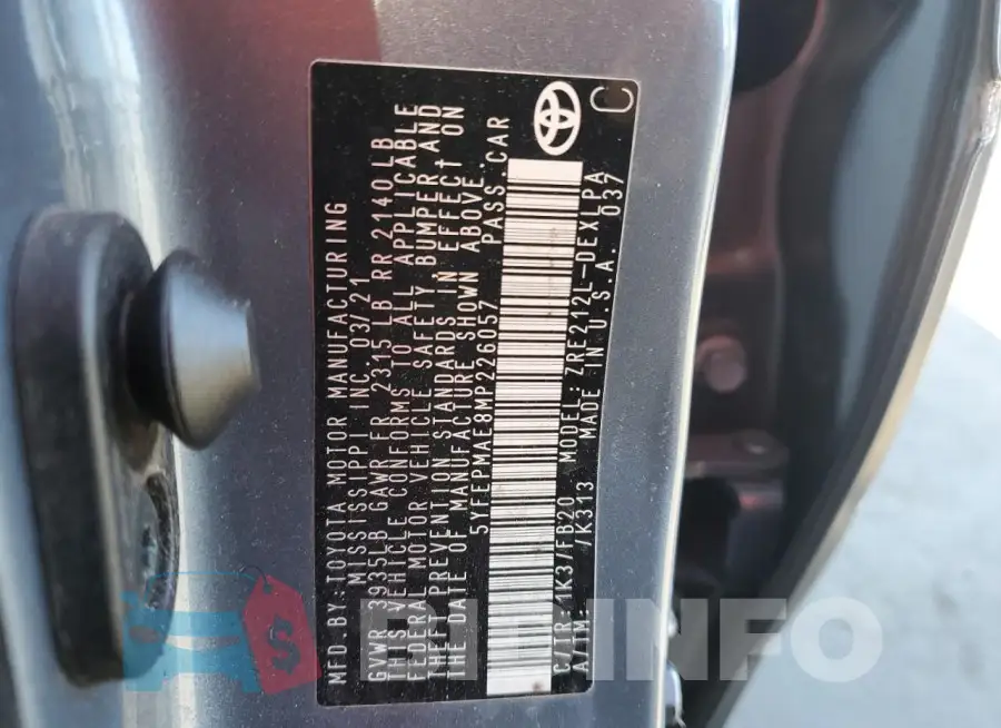 5YFEPMAE8MP226057 Photo# 12