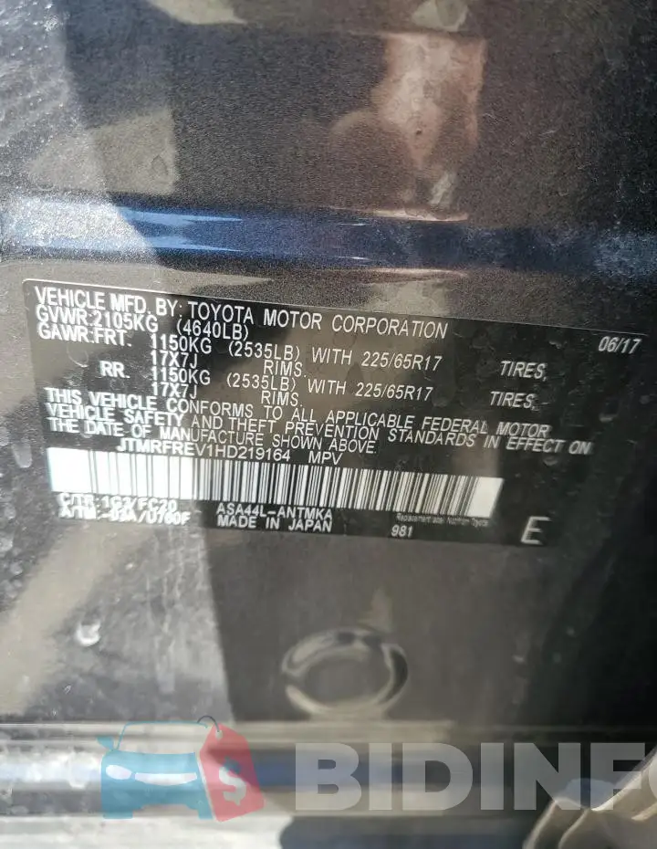 JTMRFREV1HD219164 Photo# 13