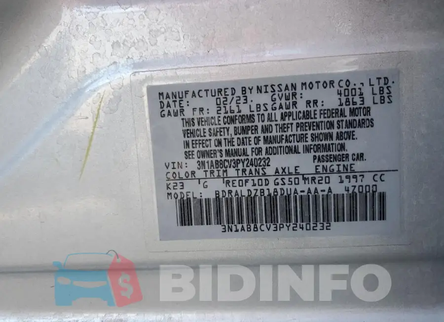 3N1AB8CV3PY240232 Photo# 12