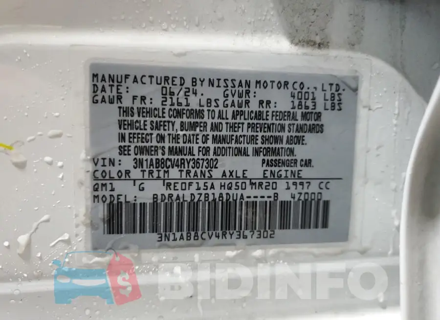 3N1AB8CV4RY367302 Photo# 13