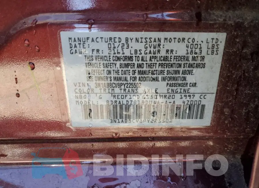 3N1AB8CV8PY225502 Photo# 12