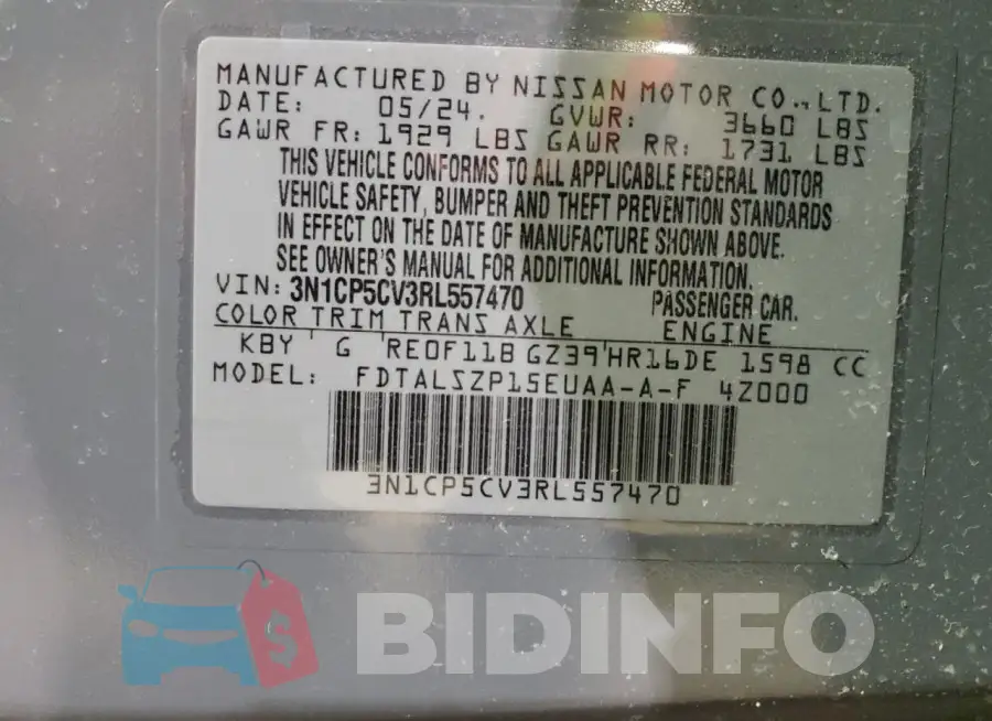 3N1CP5CV3RL557470 Photo# 13