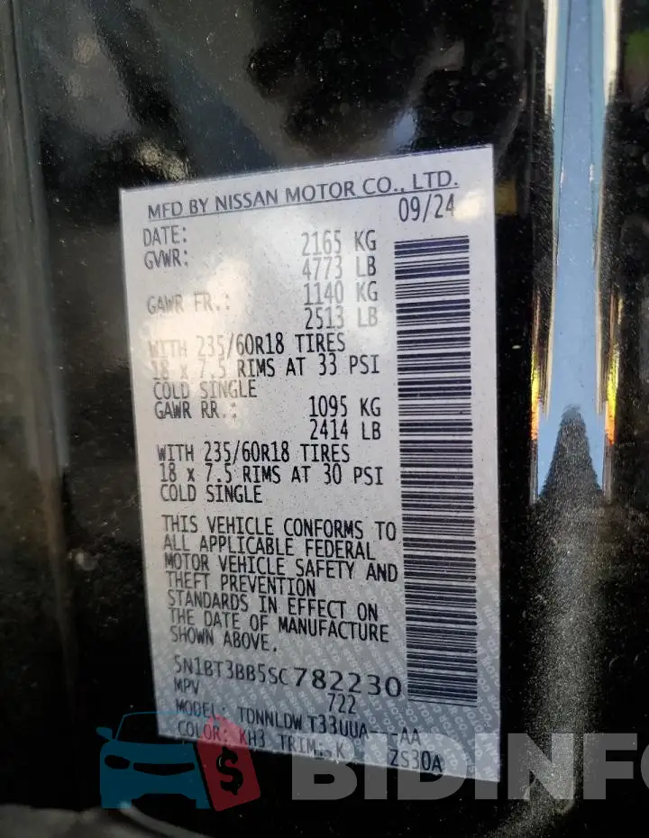 5N1BT3BB5SC782230 Photo# 13