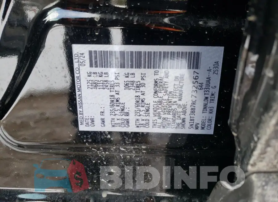 5N1BT3BB7RC732567 Photo# 14