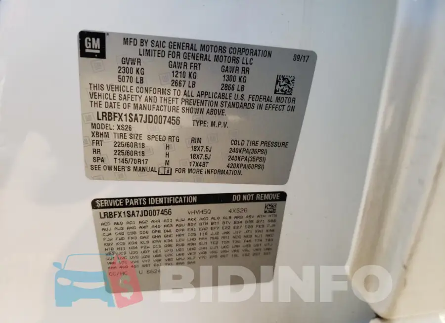 LRBFX1SA7JD007456 Photo# 12