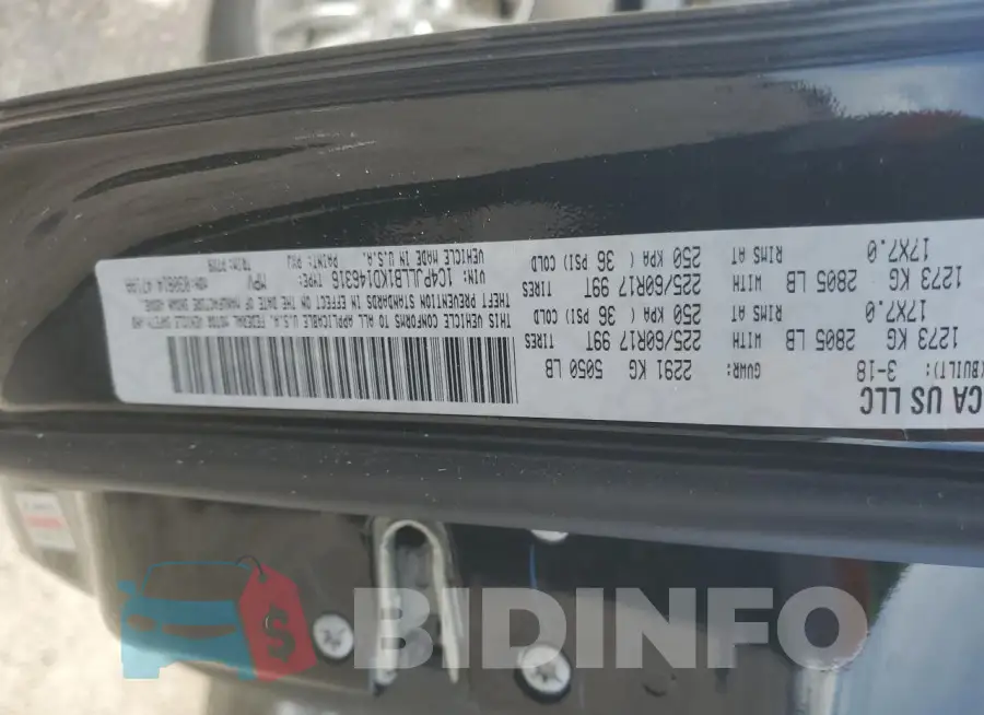 1C4PJLLB1KD146316 Photo# 13