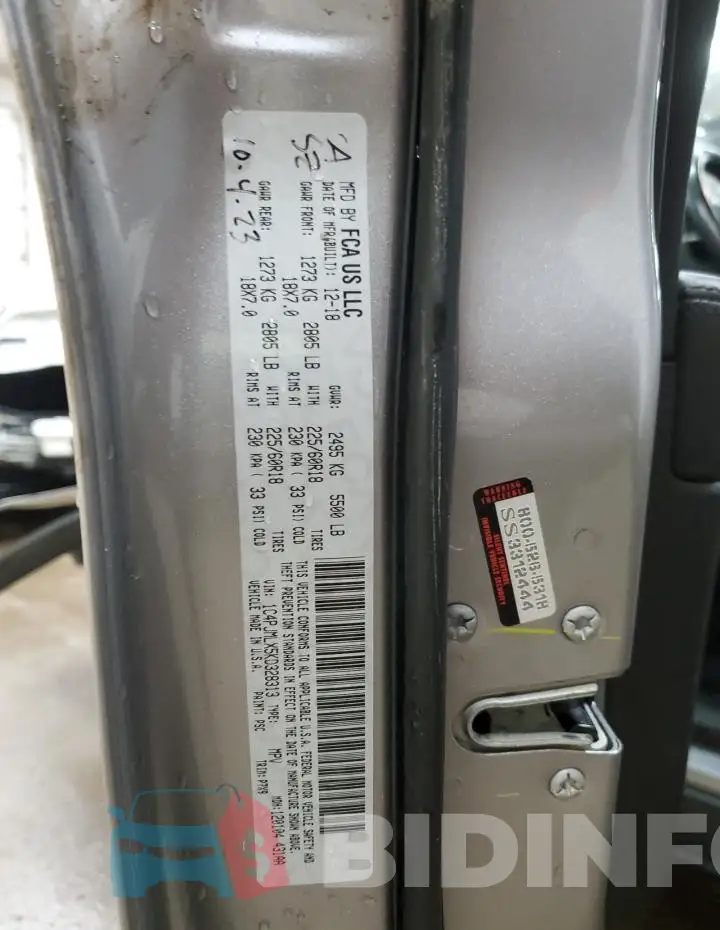 1C4PJMLX5KD328313 Photo# 13