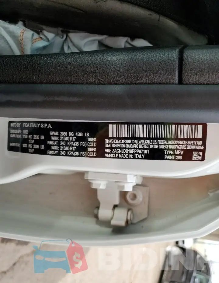 ZACNJDB18PPP67161 Photo# 12