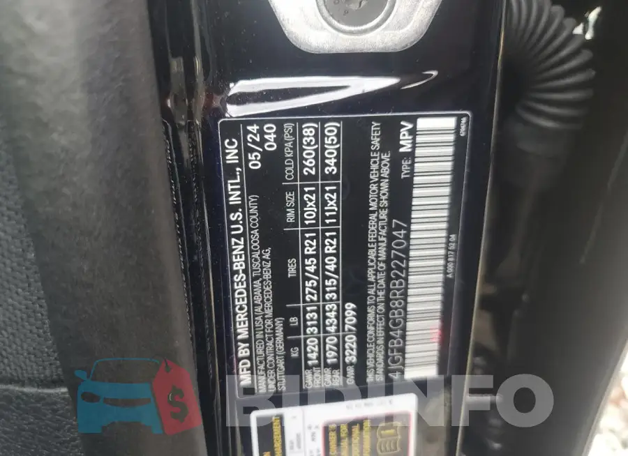4JGFB4GB8RB227047 Photo# 13