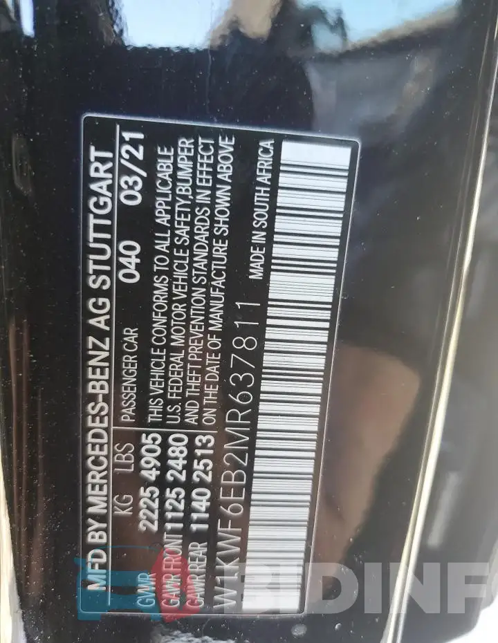 W1KWF6EB2MR637811 Photo# 12