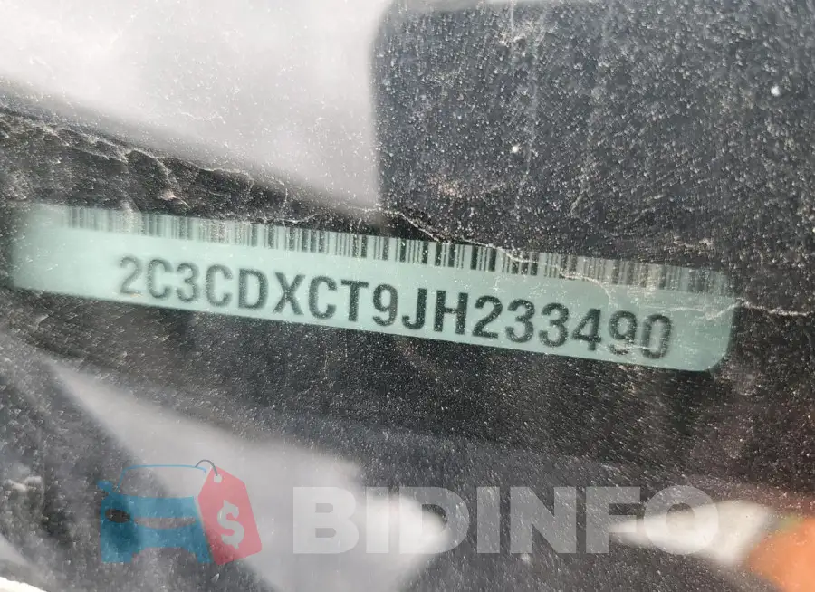 2C3CDXCT9JH233490 Photo# 12
