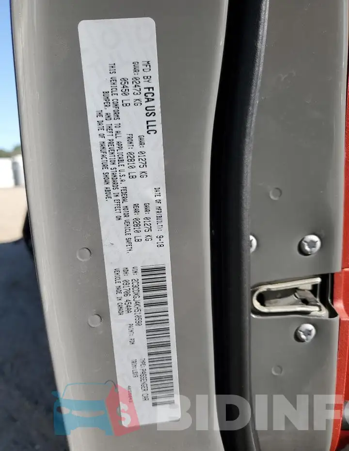 2C3CDXGJ4KH510590 Photo# 12