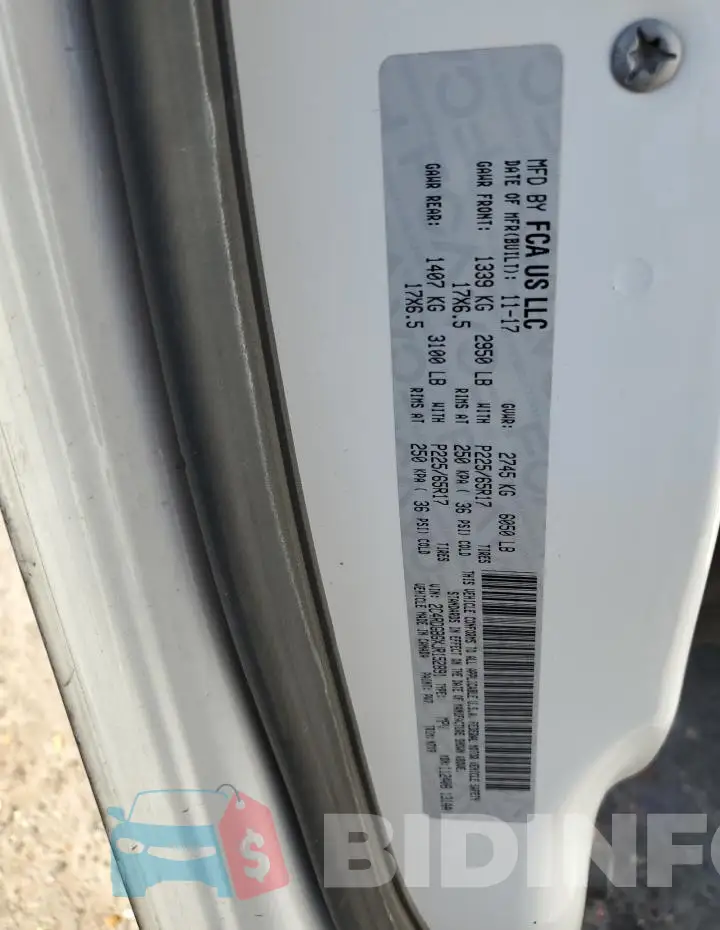 2C4RDGBGXJR152891 Photo# 14