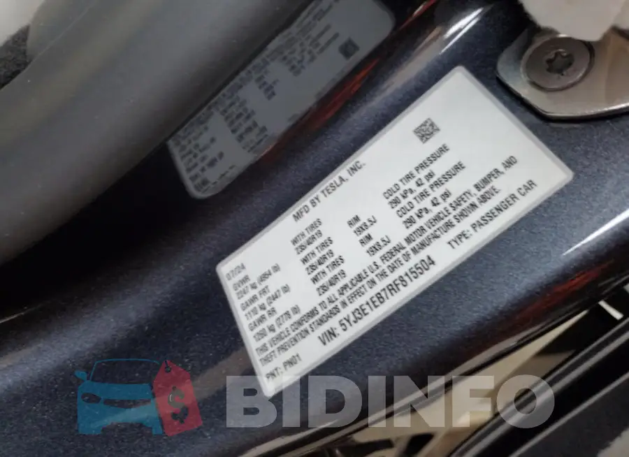 5YJ3E1EB7RF815504 Photo# 13