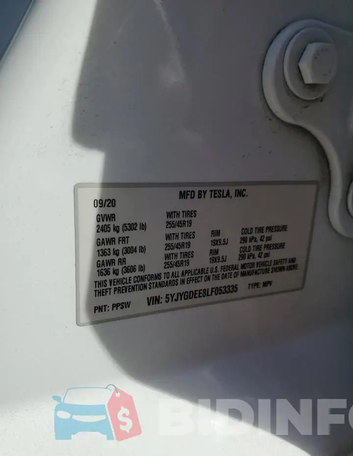5YJYGDEE8LF053335 Photo# 12