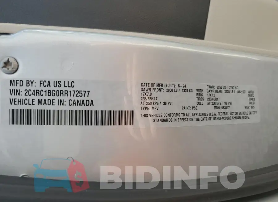 2C4RC1BG0RR172577 Photo# 14