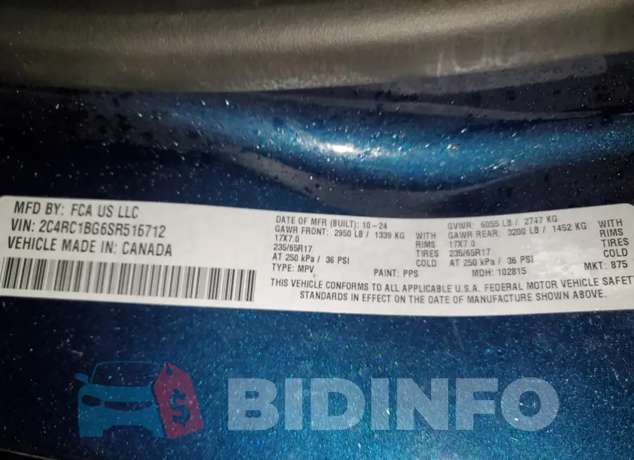 2C4RC1BG6SR516712 Photo# 13