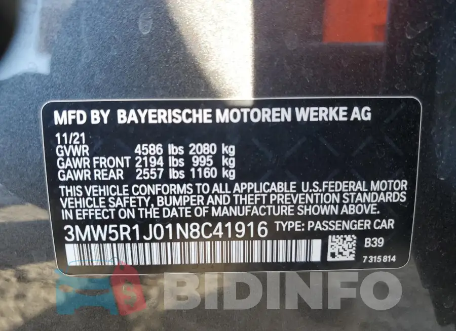 3MW5R1J01N8C41916 Photo# 13
